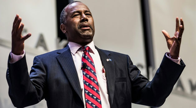 Republican presidential hopeful Ben Carson speaks to the crowd at the Heritage Action Presidential Candidate Forum on September 18, 2015 in Greenville, South Carolina  © Getty/AFP/File