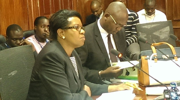 Commissioner Muthoni Wangai who appeared next also defended commissioners who have been accused of sitting idle in their offices saying their hands were full.