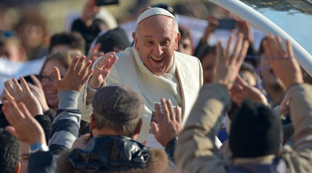 Pope Francis meeting with enthusiasts/FILE