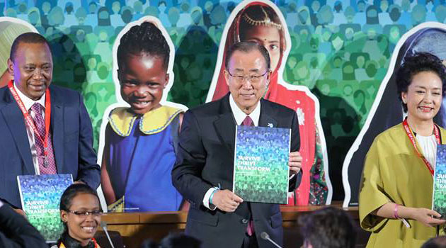  He spoke when he joined other heads of state and governments and the United Nations Secretary General, Ban Ki-Moon, to launch the Global Strategy for Women’s, Children’s and Adolescent’s Health. Photo/PSCU.