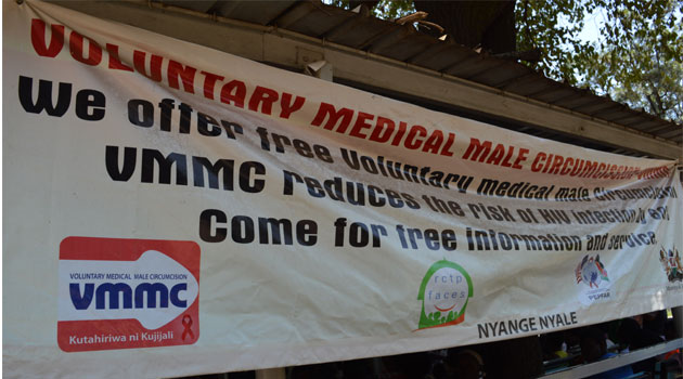 The chairman of the Inter County Taskforce on Male Circumcision Dr Ojwang Lusi said the program is transitioning to the second phase of implementation that will run to July 2019/FILE