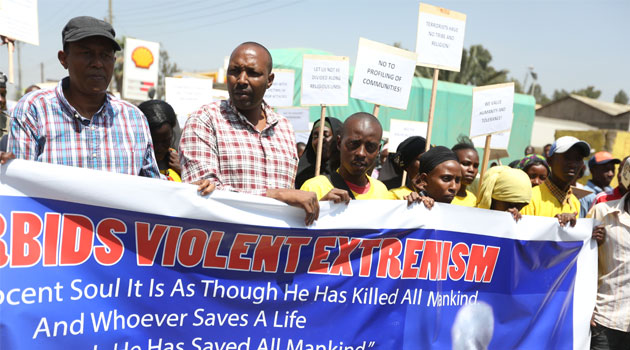 The march started from St Teresa’s area to New Eastleigh primary where speakers led by Kamukunji Member of Parliament Yusuf Hassan called for peace/FILE