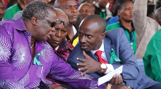 The prayers bringing together hundreds of teachers were led by top Kenya National Union of Teachers officials, including Secretary General Wilson Sossion and chairman Mudzo Nzili/MIKE KARIUKI