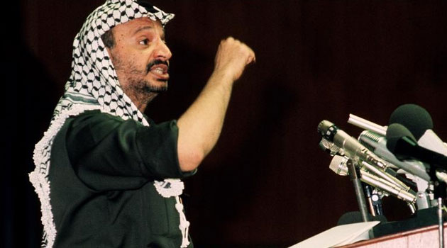 Former Palestinian leader Yasser Arafat/FILE