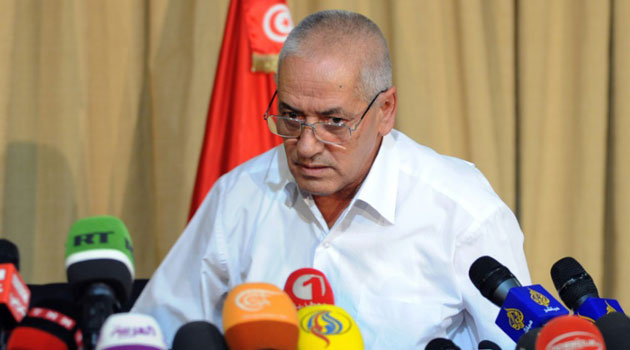 Tunisian mediator and Secretary General of the Tunisian General Labour Union (UGTT) Houcine Abbassi/AFP