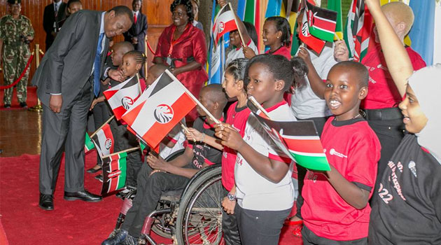 President Kenyatta spoke Wednesday at Kenyatta International Convention Centre when he presided over this year's National Taxpayers' Day.