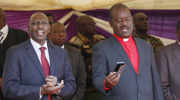 Ruto spoke during at AIC Church Mosoriot,Nandi County