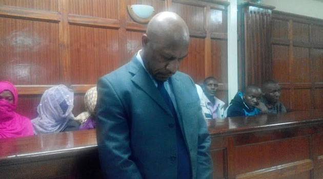 Lawyers for Alphonse Kambu had sought to have the plea deferred to Friday in order to allow the suspect time to seek an 'amicable resolution'/CFM