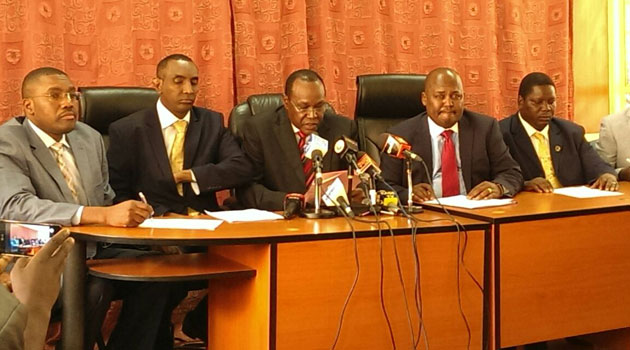 The MPs led by Narok North Gideon Konchella say they will form a bi-partisan select committee to review the defective portions of the Constitution before commencing a nationwide tour in a bid to collect three million signatures/CFM