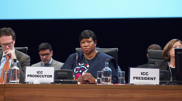 ICC Prosecutor Fatou Bensouda at the 14th ASP in The Hague. Photo/ ICC