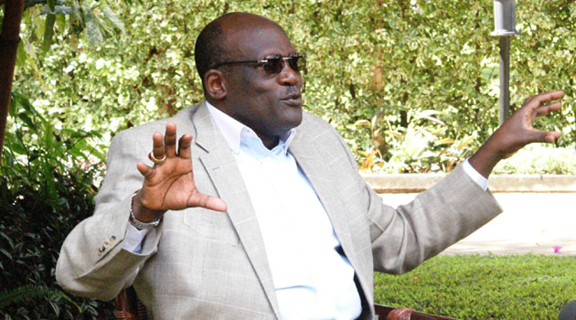 "Mentioning my name is not new, he should leave me alone and fight his political battles," said Muthama/FILE