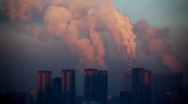 Pollution from a China company/FILE