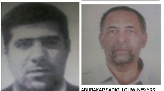 Images of  Mojtaba Ghanbarian, Iranian and Abubakar Sadiq Louw as released by police/CFM