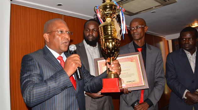 Keriako Tobiko - whose appointment to the Office of the Director of Public Prosecution had been robustly challenged in court - was being awarded the Outstanding Public Service Award, sponsored by the National Civil Society Congress/CFM