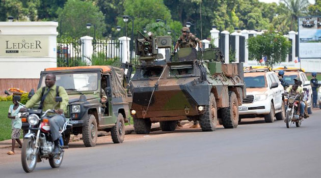 French troops in Bangui/FILE