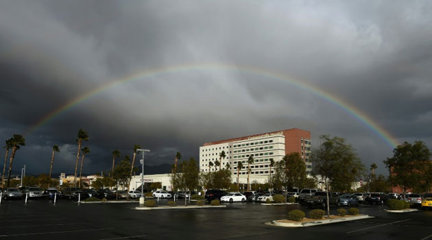 With more severe weather expected across the central United States, forecasters are warning of airport delays and flooded roads as travelers return home after the Christmas holiday  © Getty Images/AFP/