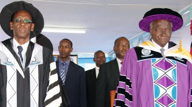 Kibaki made the remarks on Friday when he presided over the 10th graduation ceremony of Masinde Muliro University of Science and Technology in Kakamega County. A total of 3254 graduands were awarded various awards that included degrees and diplomas. Photo/COURTESY.