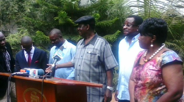 Addressing a news conference in Kisumu City, Odinga said as the chief executive of the nation, the President is constitutionally bound to protect the interest of Kenyans/OJWANG JOE