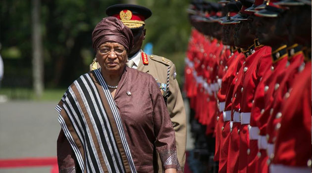 President Sirleaf - who arrived in the country Friday for a State Visit - was formally received by President Kenyatta at State House, Nairobi/PSCU