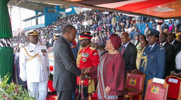 President Sirleaf, who is the first African woman Head of State, received First Class: Chief of the Order of the Golden Heart (CGH) for her role in reconstructing Liberia after civil conflict that left over 200,000 people killed between 1989 to 1997. Photo/PSCU.