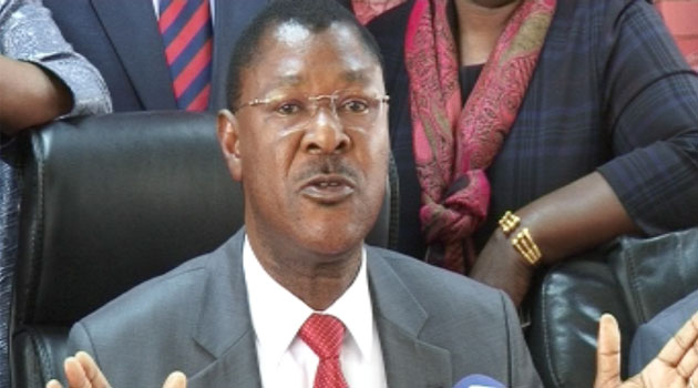 Wetangula says that he was defamed by BBC in its programme known as Panorama, which allegedly portrayed him has having solicited the purchase of an airline ticket to London for his wife/FILE