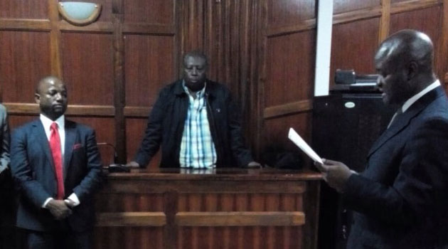 Wainaina who appeared before Anti-Corruption Magistrate Felix Kombo denied corruptly offering Sh1 million to Nairobi Senator Mike Sonko/CFM NEWS