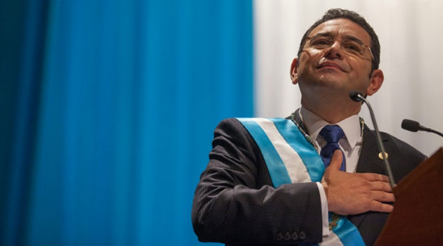 The election victory of Guatemala's new President Jimmy Morales was attributed to widespread public disgust with corruption  © AFP