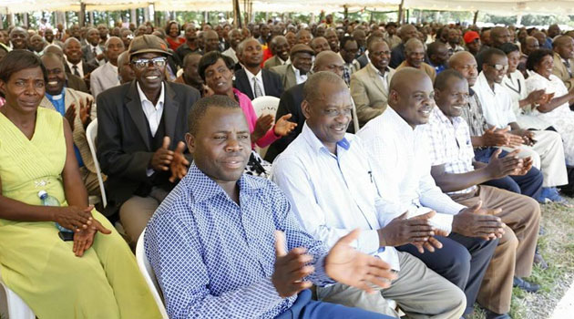 Ruto hosted a delegation from the Luhya community on Friday. Photo/ PSCU