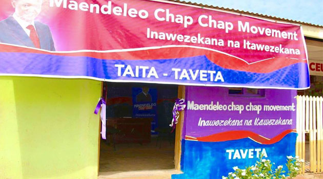 Mutua opened the movement's office in Taita Taveta and held public rallies in Njia and Taveta towns.