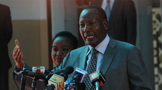 The Ministry of Interior has released the numbers just three days after Nkaissery joined Kenyans on Twitter and Instagram using the handle @GenNkaissery/FILE