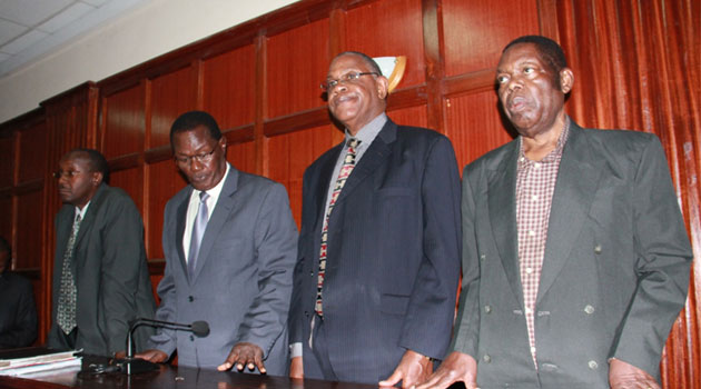 Mwiraria is accused alongside 10 other individuals including Kisii Senator Chris Obure and Chamanlal Kamani, his sons Deepak Kamani and Rashmi Kaman/FILE