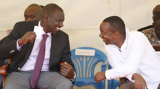 DP Ruto with Dagoretti MP Dennis Waweru. Photo/ PSCU