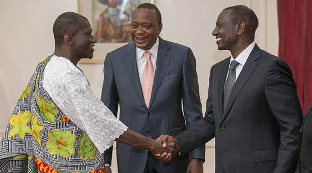 Speaking during the brief ceremony at State House, Nairobi, President Kenyatta lauded the existing co-operation between Kenya and Ghana/PSCU