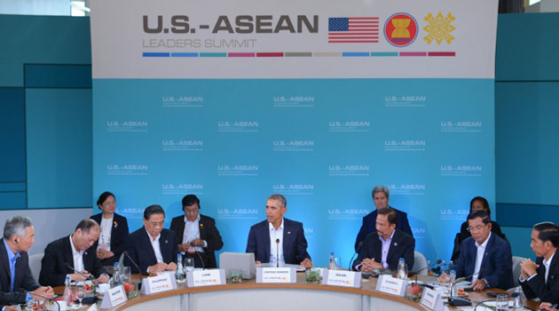 Obama hosted representatives from 10 ASEAN countries at Sunnylands, a secluded, sprawling resort beloved by US presidents since Dwight Eisenhower/AFP