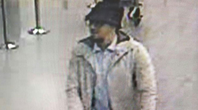 He was the third man pictured in CCTV footage alongside two suicide bombers who blew themselves up on Monday/AFP