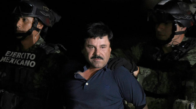 Guzman was recaptured on January 8 after tunneling out of his previous jail cell/FILE