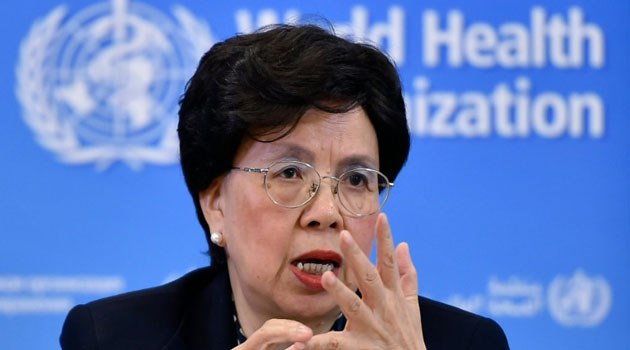 World Health Organization (WHO) Director-General Margaret Chan gestures during a press conference on March 8, 2016 in Geneva, after a second emergency committee on Zika virus outbreak/AFP