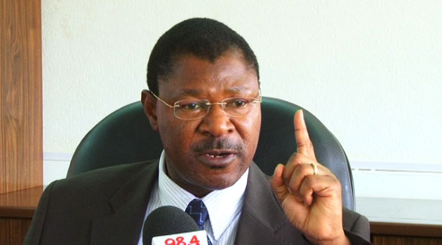 Police are investigating Senator Moses Wetangula