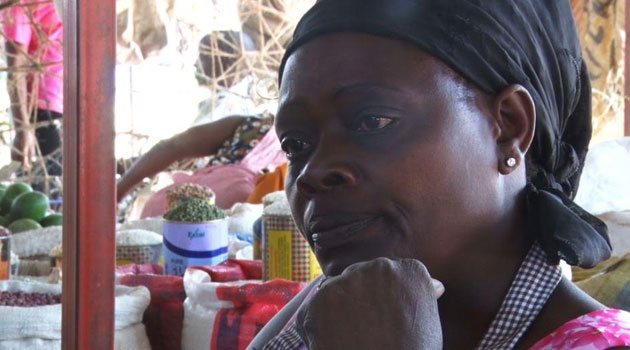 Regina Ndung’e first appears stoic; having lost her husband in 2014 and now having to raise three children on her own by selling pulses, she’s no stranger to hardship/KEVIN GITAU