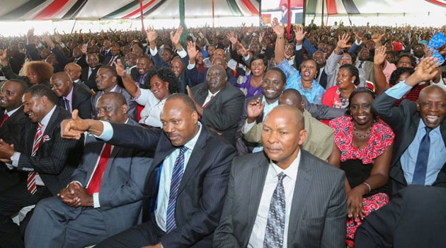 President Kenyatta was speaking at State House, Nairobi, where he hosted some 10,000 Ukambani leaders and professionals to discuss the development of the lower Eastern region/PSCU