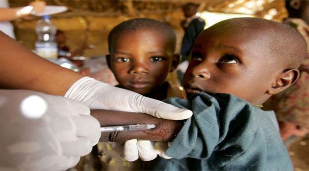 Children are vaccinated against meningitis on March 17, 2006 in Tchadoua near Maradi in Niger/AFP