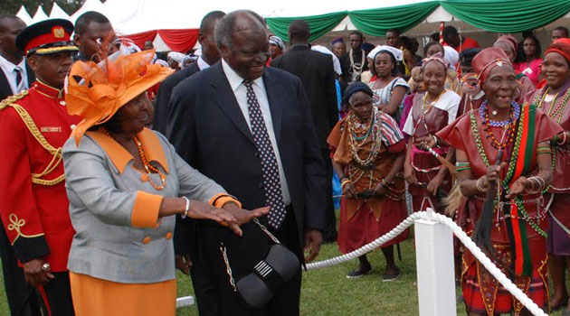 Former President Kibaki and members of his family were at her bedside at the time of her demise/PSCU-File