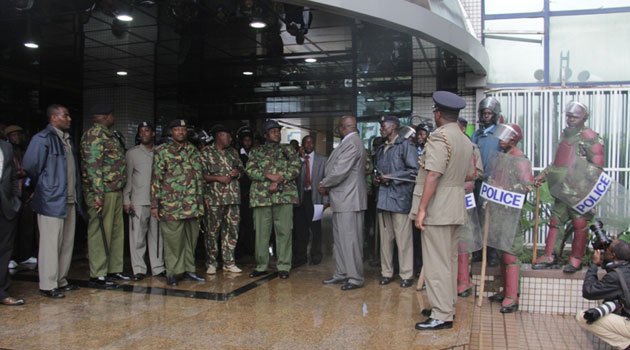 Nairobi Police Chief however warns that no huge number of supporters will be given access during the planned presentation at the IEBC headquarters at Anniversary Towers, over the Okoa Kenya signatures/FILE