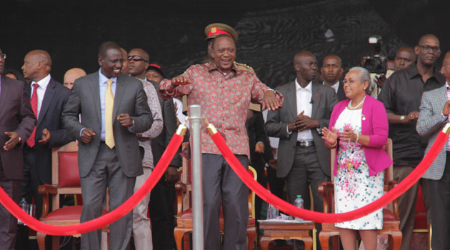 Speaking during the thanksgiving prayer at the Afraha Stadium, the Head of State declared that the country had closed the chapter on the post election violence/MIKE KARIUKI