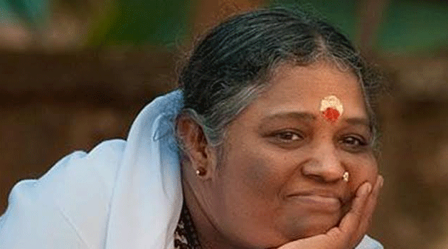 Mata Amritanandamayi, is known throughout the world as Amma, or Mother, for her selfless love and compassion toward all beings through her unique embrace – a symbol of compassion, unity and peace.Photo/COURTESY.