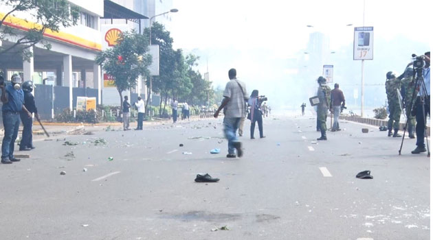 Police arrested 15 CORD supporters who were found robbing members of the public and vandalising property as they fled from the CORD organised riots/FILE