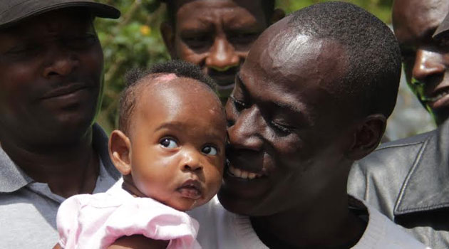 The baby was hospitalised two weeks ago and had been receiving treatment following the tragedy which claimed her mother/MIKE KARIUKI