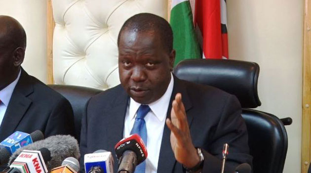 Matiang’i in a statement said that the action was unfair and against the education policy/FILE