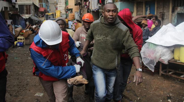 According to Nairobi Police Boss Japheth Koome, the bodies were pulled out of the building Tuesday night in the operation which also saw nine rabbits rescued/MIKE KARIUKI