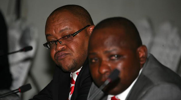 Justice Mutava (pictured left) is accused of barring Pattni's prosecution/FILE